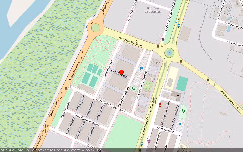 Mapa de Subasta Inmueble (Vivienda) en Huelva