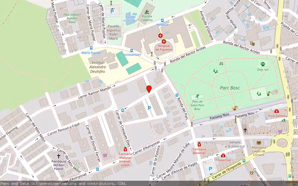 Mapa de Subasta Inmueble (Vivienda) en Figueres, Girona