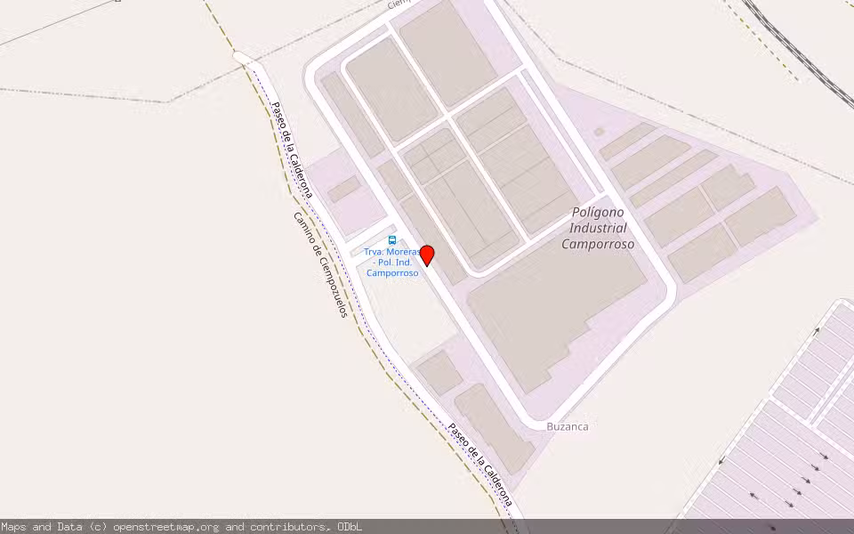 Mapa de Subasta Inmueble (Nave industrial) en Ciempozuelos, Madrid