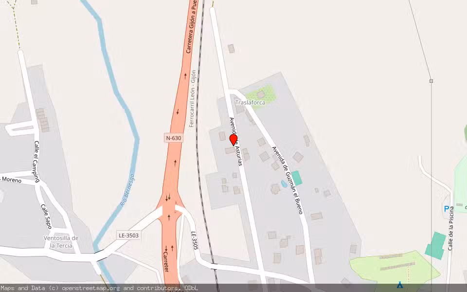 Mapa de Subasta Inmueble (Vivienda) en Villamanín, León