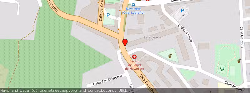 Mapa de Subasta de Inmueble (Vivienda) en Navarrete, La Rioja 
