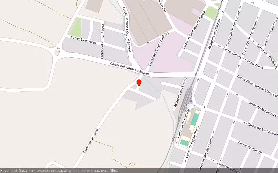 Mapa de Subasta Inmueble (Vivienda) en Alginet, Valencia/València