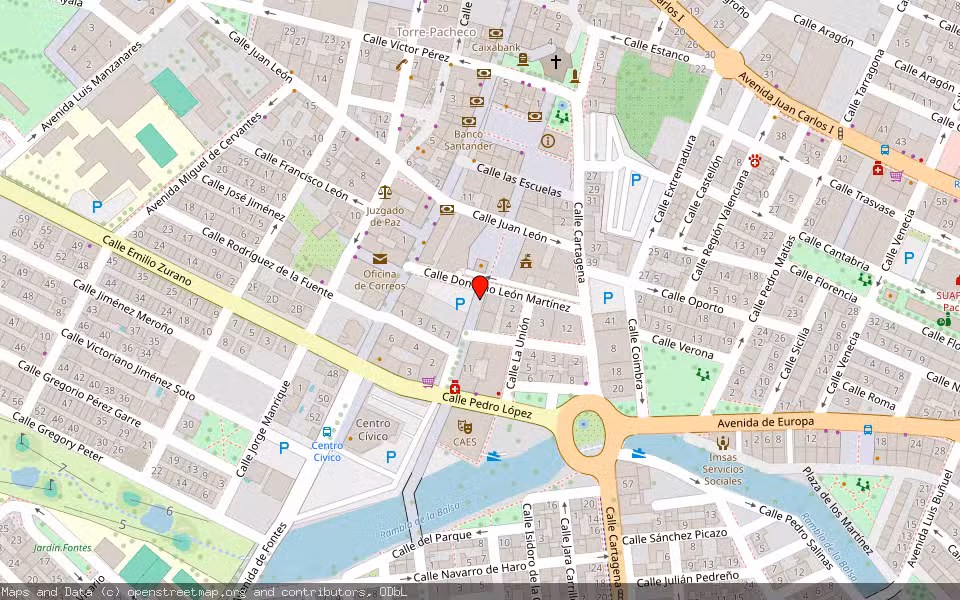 Mapa de Subasta Inmueble (Garaje) en Torre-pacheco, Murcia