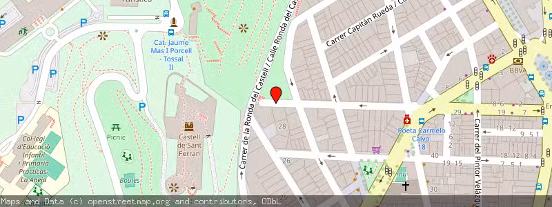 Mapa de Subasta de Inmueble (Vivienda) en Alicante/alacant, Alicante 
