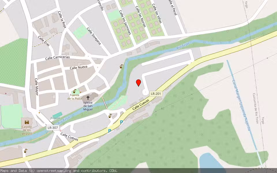 Mapa de Subasta Inmueble (Vivienda) en Cuzcurrita Del Rio Tirón, La Rioja