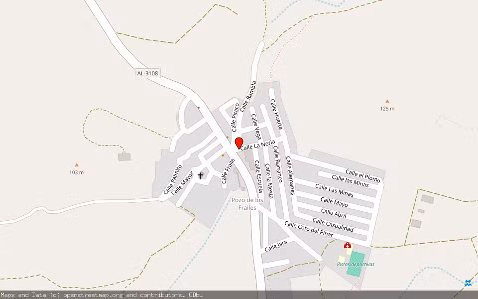 Mapa de Subasta Inmueble (Vivienda) en Nijar, Almería