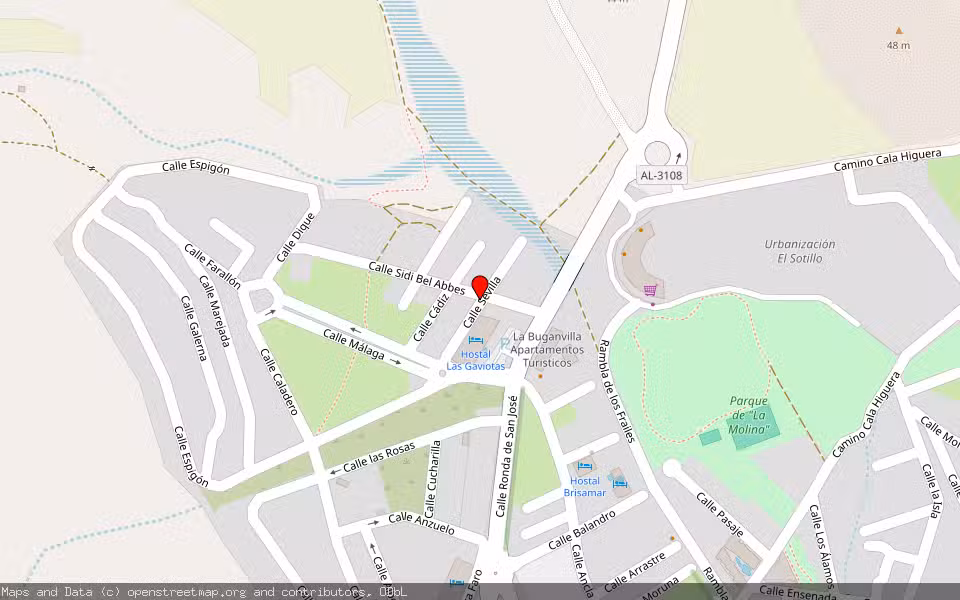 Mapa de Subasta Inmueble (Solar) en Nijar, Almería