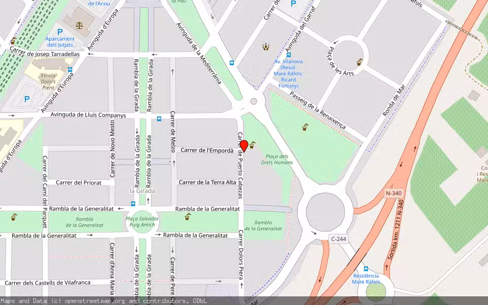 Mapa de Subasta Inmueble (Vivienda) en Vilafranca Del Penedés, Barcelona