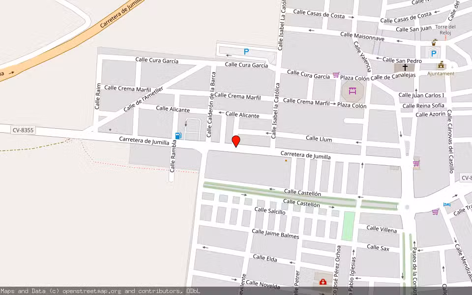 Mapa de Subasta Inmueble (Vivienda) en El Pinoso, Alicante/Alacant