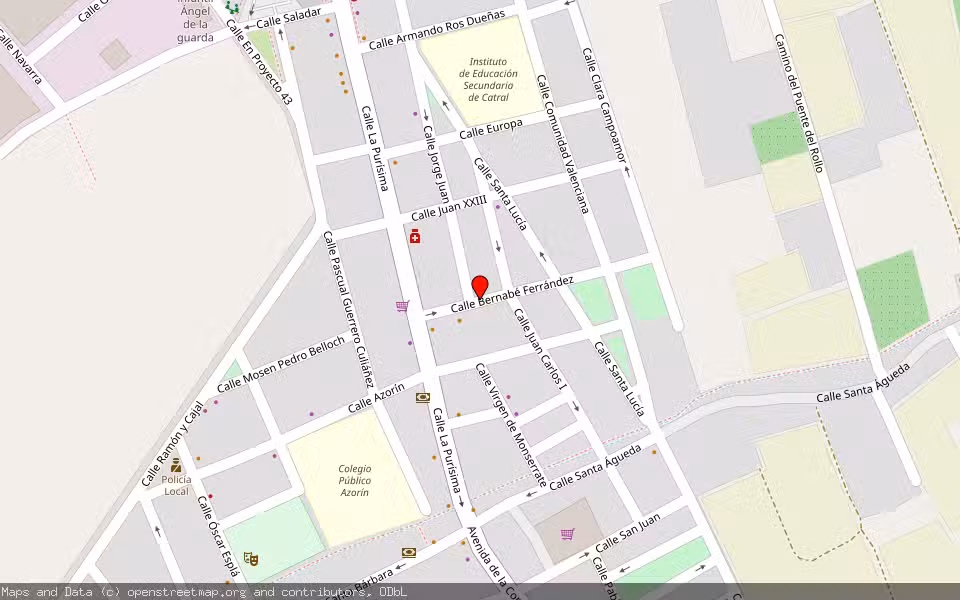Mapa de Subasta Inmueble (Vivienda) en Catral, Alicante/Alacant