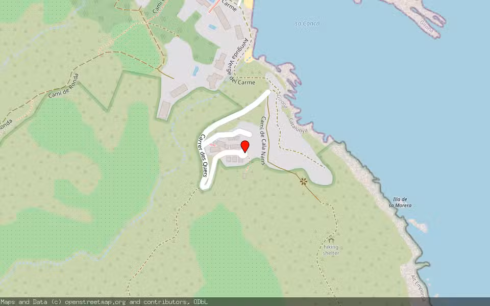 Mapa de Subasta Inmueble (Vivienda) en Girona