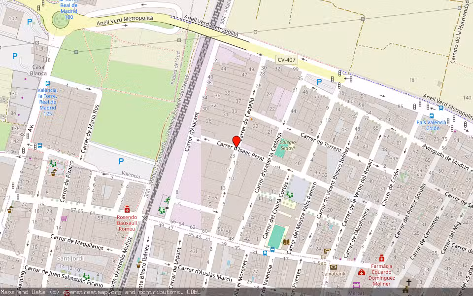 Mapa de Subasta Inmueble (Vivienda) en Sedavi, Valencia/València