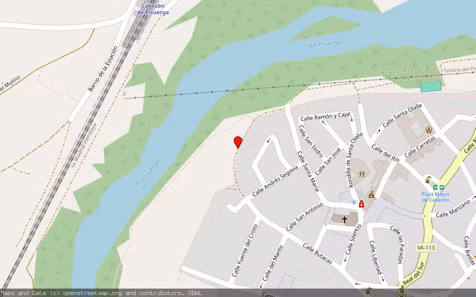 Mapa de Subasta Inmueble (Solar) en Cabezon De Pisuerga, Valladolid