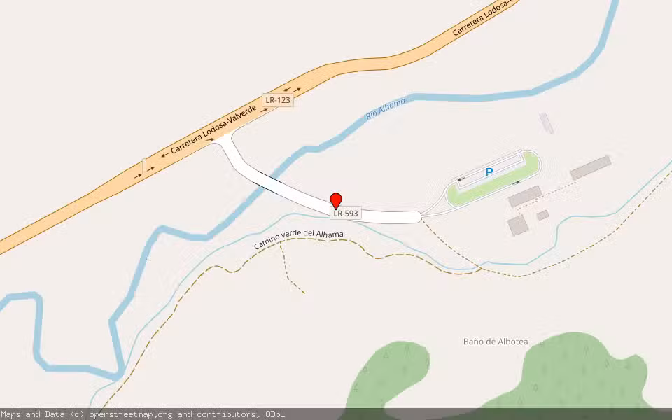 Mapa de Subasta Inmueble (Finca rústica) en Cervera Del Rio Alhama, La Rioja