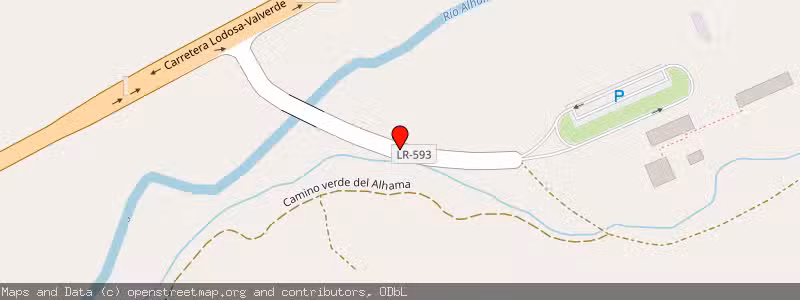 Mapa de Subasta de Inmueble (Finca rústica) en Cervera Del Rio Alhama, La Rioja 