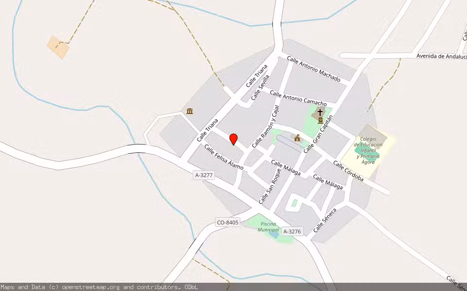 Mapa de Subasta Inmueble (Vivienda) en Granjuela (la), Córdoba