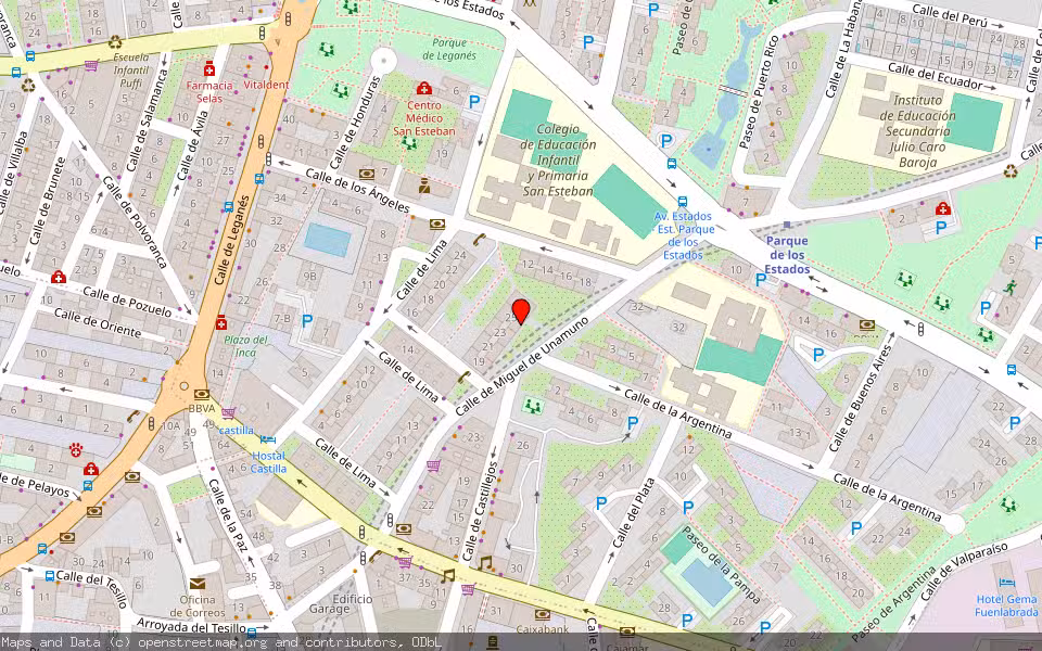 Mapa de Subasta Inmueble (Vivienda) en Fuenlabrada, Madrid