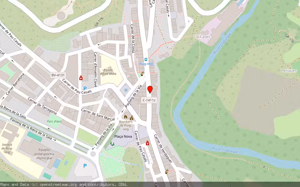 Mapa de Subasta Inmueble (Vivienda) en Puig-reig, Barcelona