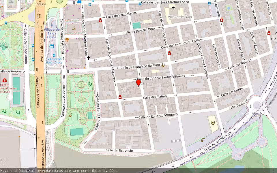 Mapa de Subasta Inmueble (Vivienda) en Madrid