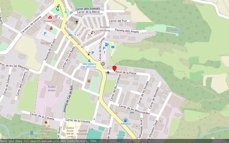 Mapa de Subasta Inmueble (Vivienda) en Sant Llorenç De Morunys, Lleida