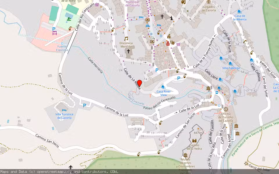 Mapa de Subasta Inmueble (Vivienda) en Cazorla, Jaén
