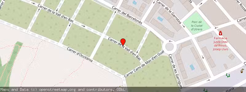 Mapa de Subasta de Inmueble (Solar) en El Vendrell, Tarragona 