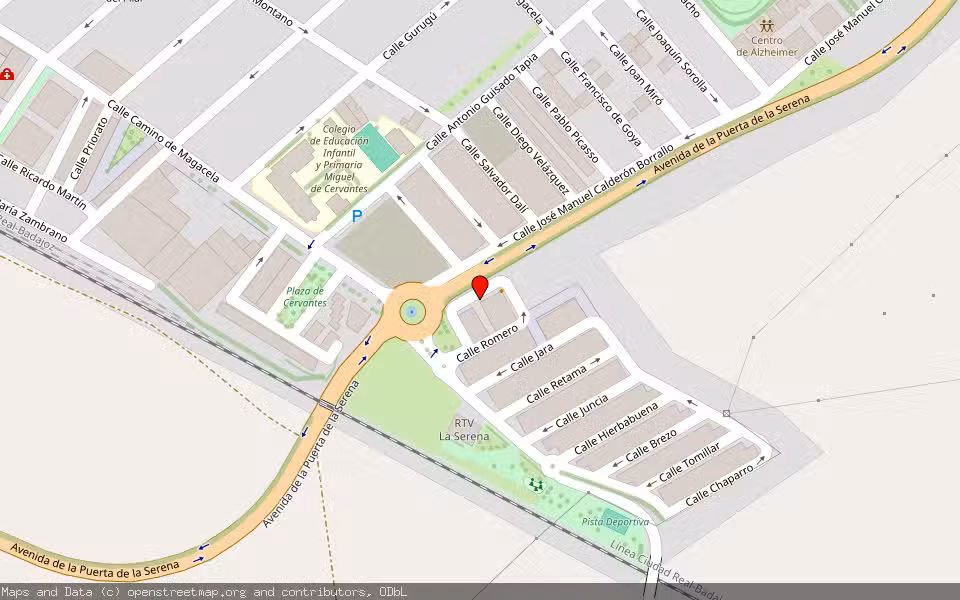 Mapa de Subasta Inmueble (Vivienda) en Villanueva De La Serena, Badajoz