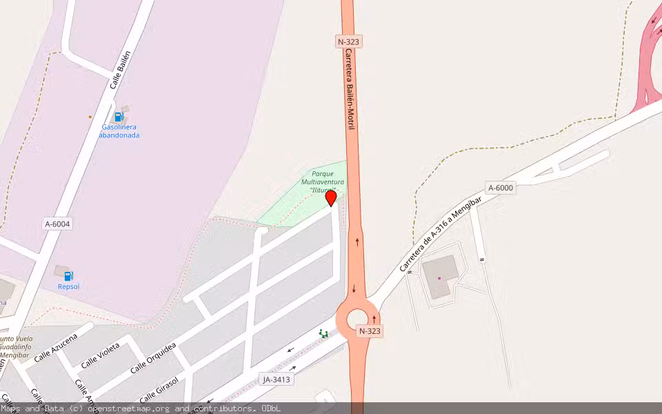 Mapa de Subasta Inmueble (Vivienda) en Mengibar, Jaén