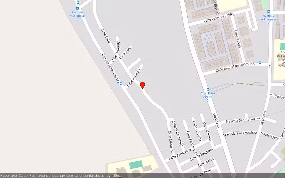 Mapa de Subasta Inmueble (Vivienda) en Linares, Jaén