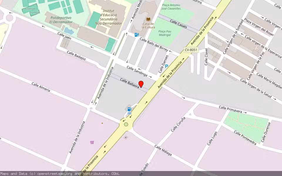 Mapa de Subasta Inmueble (Vivienda) en Ibi, Alicante/Alacant