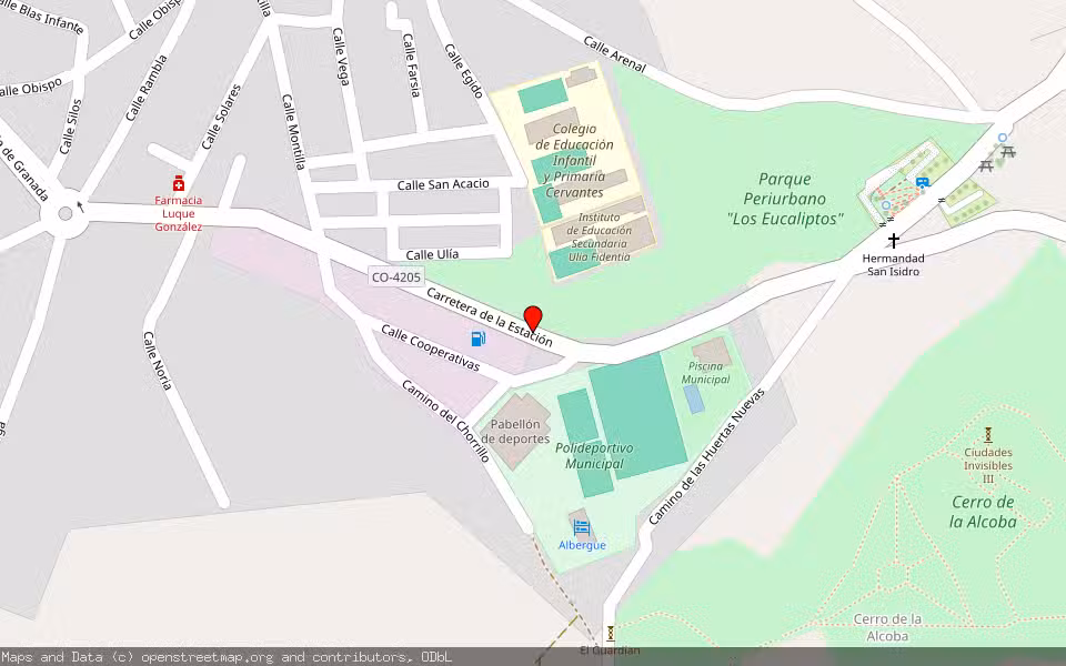 Mapa de Subasta Inmueble (Local comercial) en Montemayor, Córdoba