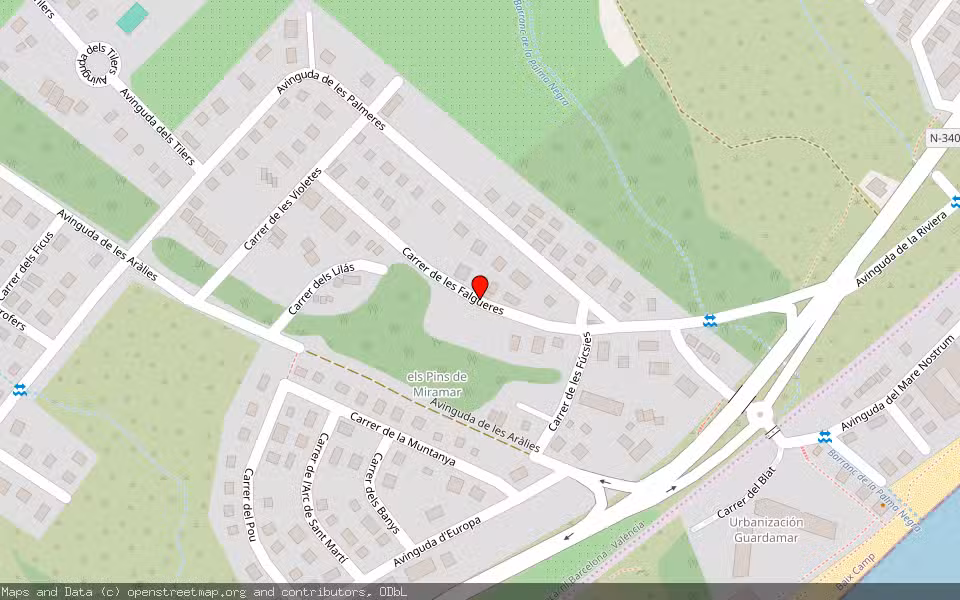Mapa de Subasta Inmueble (Vivienda) en Mont-roig Del Camp, Tarragona