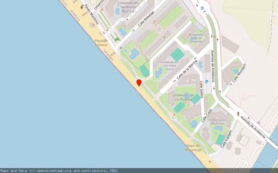 Mapa de Subasta Inmueble (Vivienda) en Salobreña, Granada