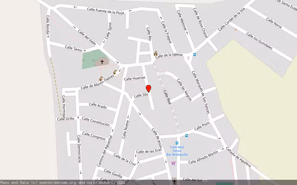 Mapa de Subasta Inmueble (Trastero) en Santovenia De Pisuerga, Valladolid