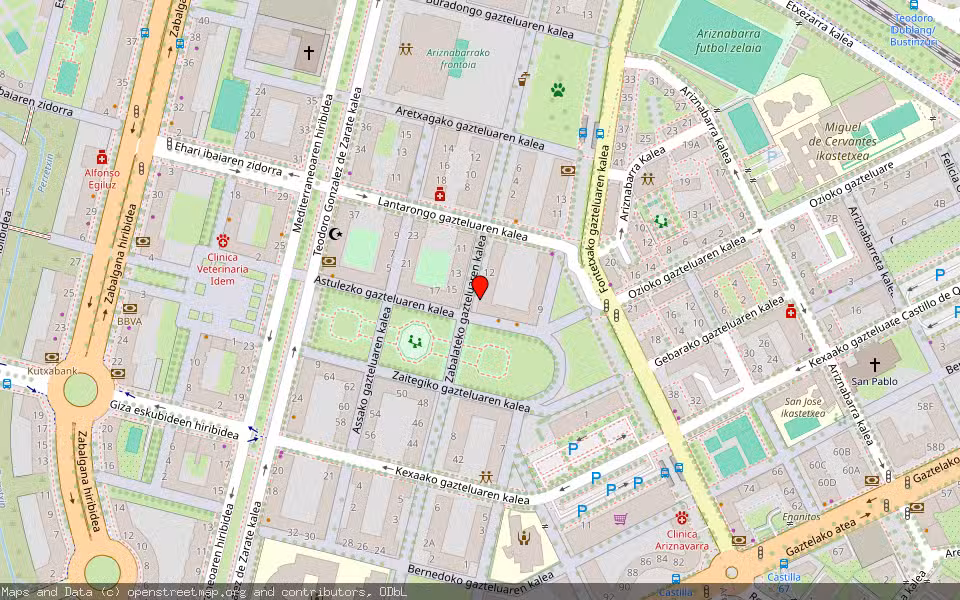 Mapa de Subasta Inmueble (Vivienda) en Vitoria-gasteiz, Araba/Álava