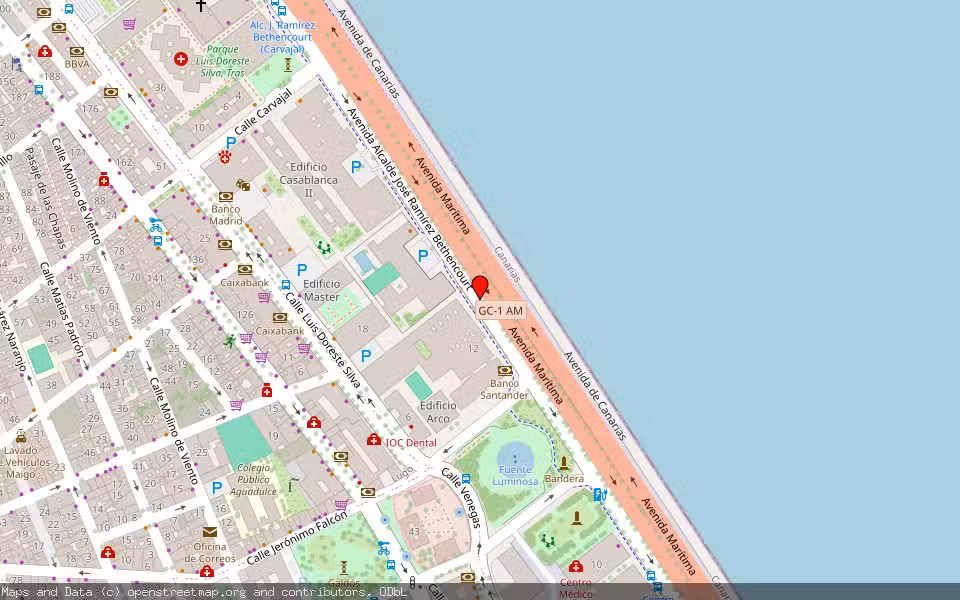 Mapa de Subasta Inmueble (Vivienda) en Palmas De Gran Canaria, Las, Las Palmas