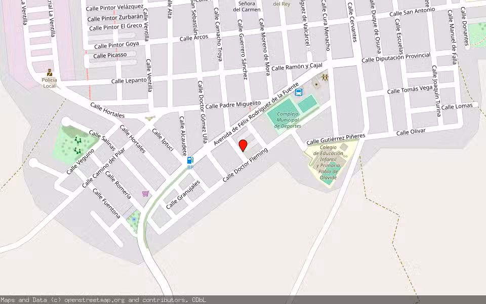 Mapa de Subasta Inmueble (Vivienda) en Prado Del Rey, Cádiz