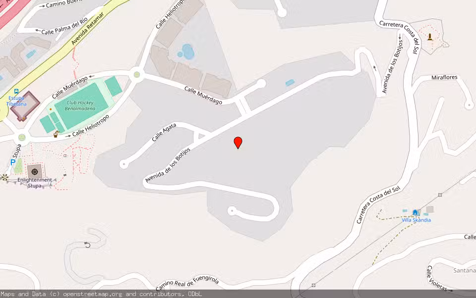 Mapa de Subasta Inmueble (Vivienda) en Benalmádena, Málaga