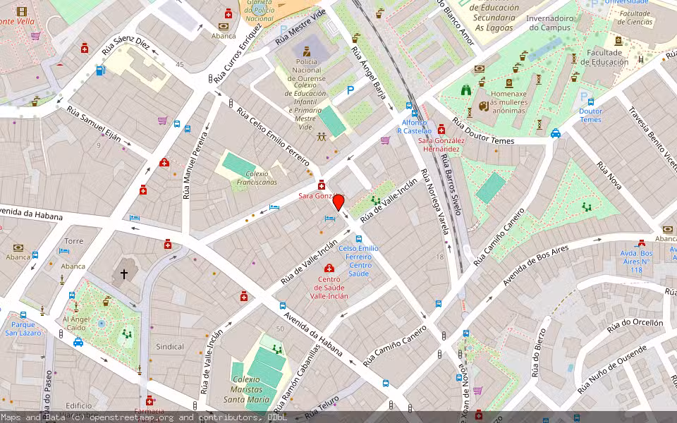 Mapa de Subasta Inmueble (Vivienda) en Ourense