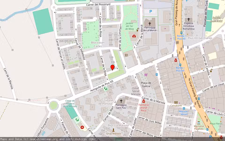 Mapa de Subasta Inmueble (Vivienda) en Lleida