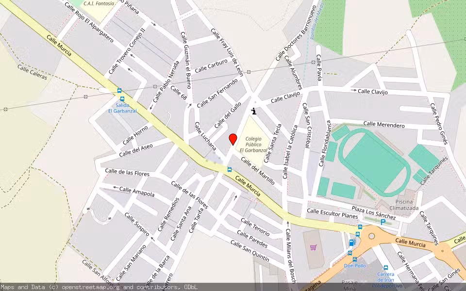 Mapa de Subasta Inmueble (Vivienda) en La Unión, Murcia
