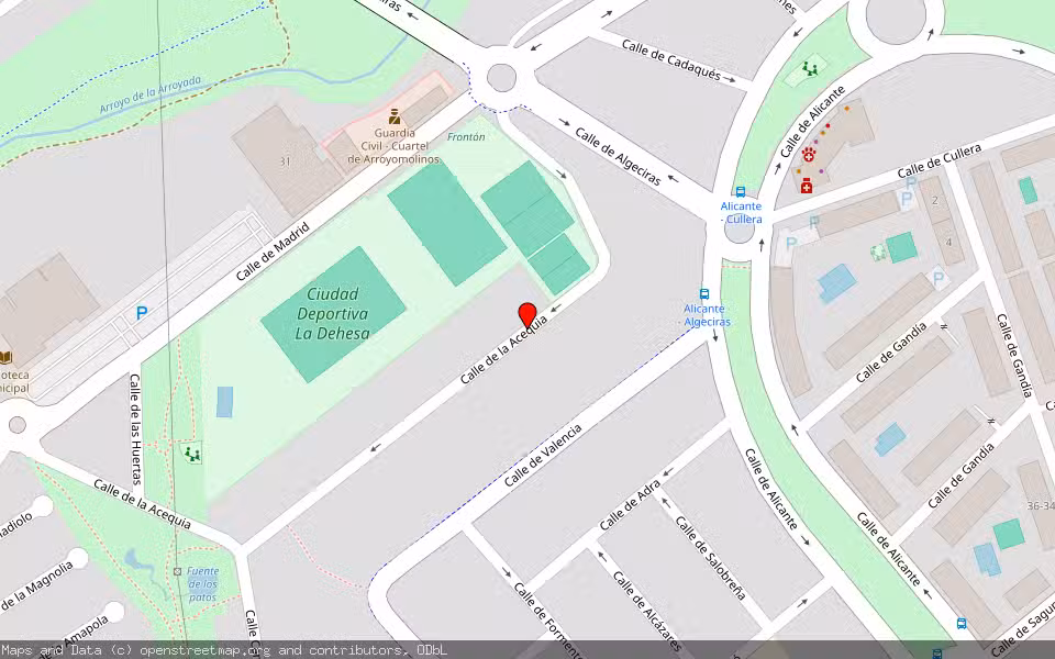 Mapa de Subasta Inmueble (Vivienda) en Arroyomolinos, Madrid