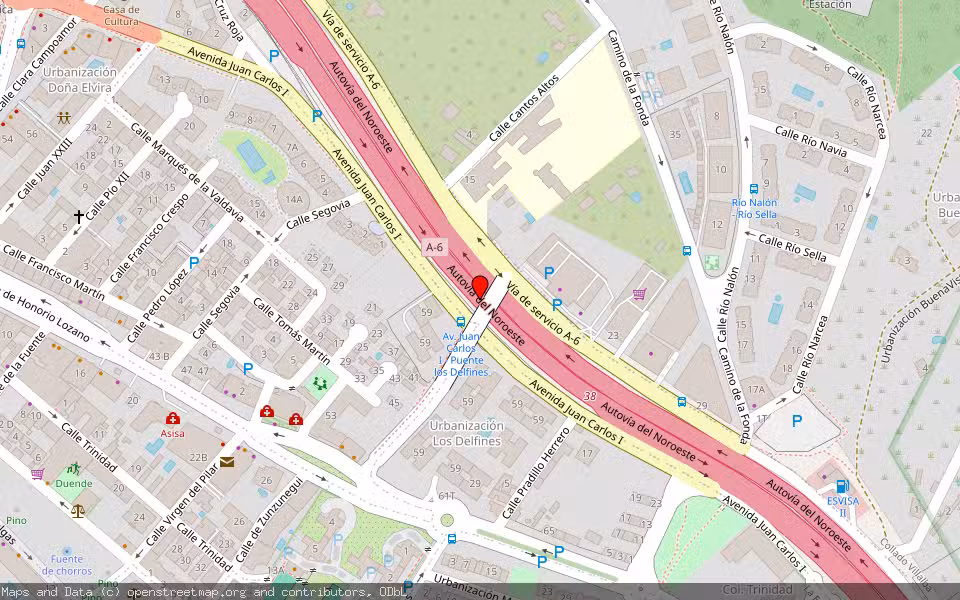 Mapa de Subasta Inmueble (Garaje) en Collado Villalba, Madrid