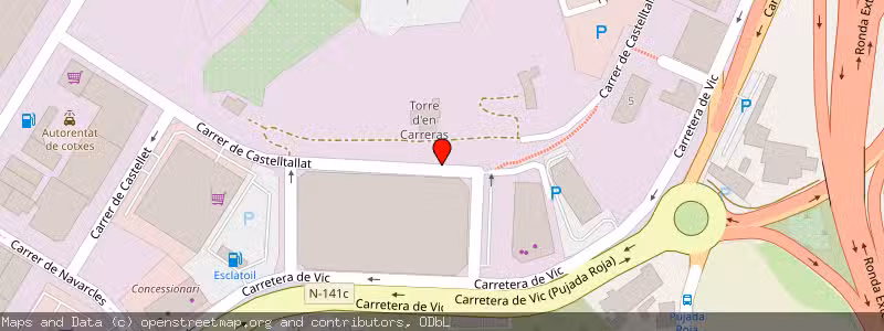 Mapa de Subasta de Inmueble (Vivienda) en Manresa, Barcelona 