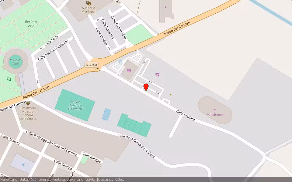 Mapa de Subasta Inmueble (Vivienda) en Daimiel, Ciudad Real
