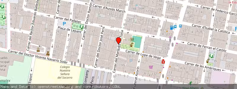Mapa de Subasta de Inmueble (Local comercial) en Benetusser, Valencia 