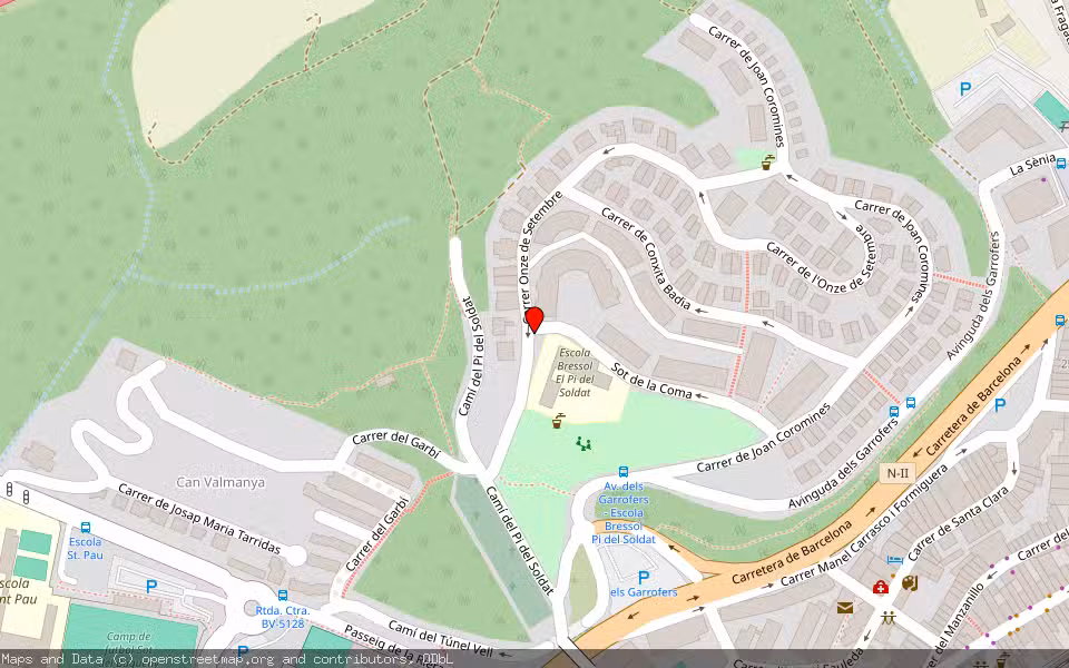 Mapa de Subasta Inmueble (Vivienda) en Sant Pol De Mar, Barcelona