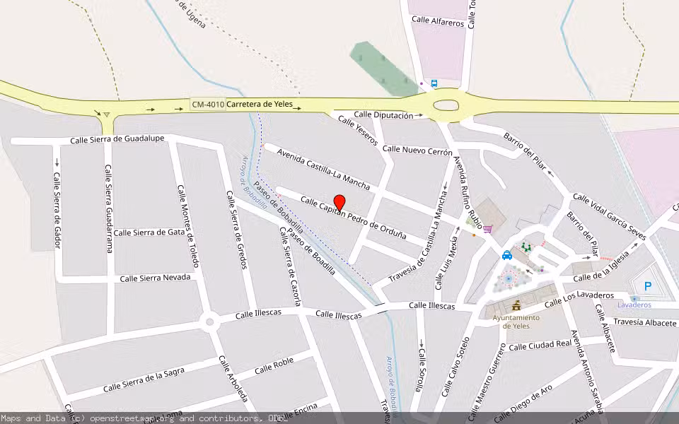 Mapa de Subasta Inmueble (Trastero) en Yeles, Toledo