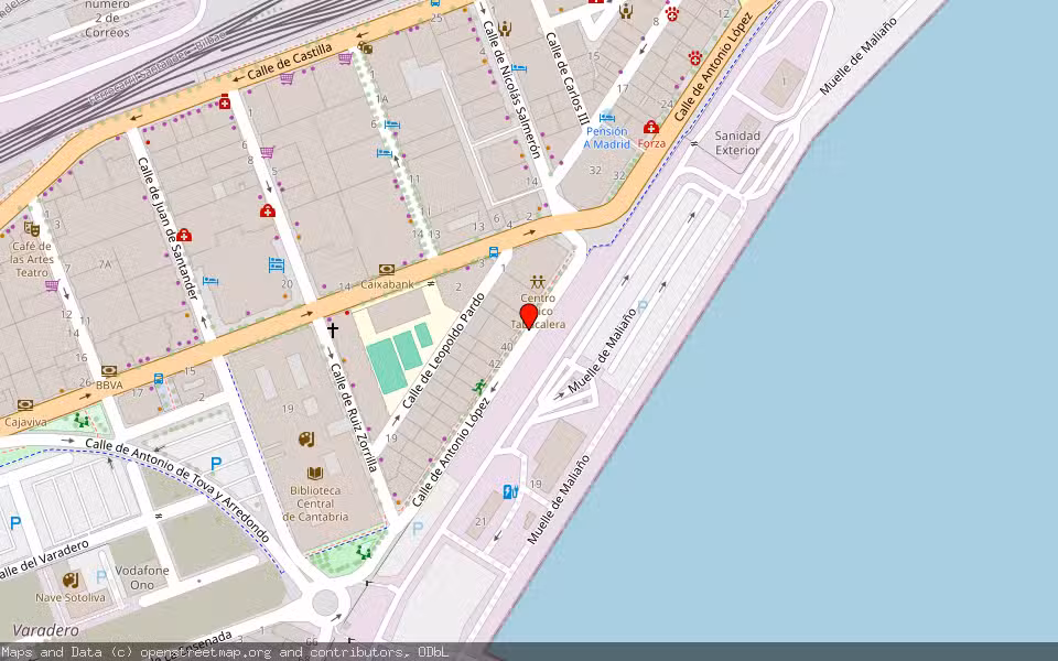 Mapa de Subasta Inmueble (Vivienda) en Santander, Cantabria