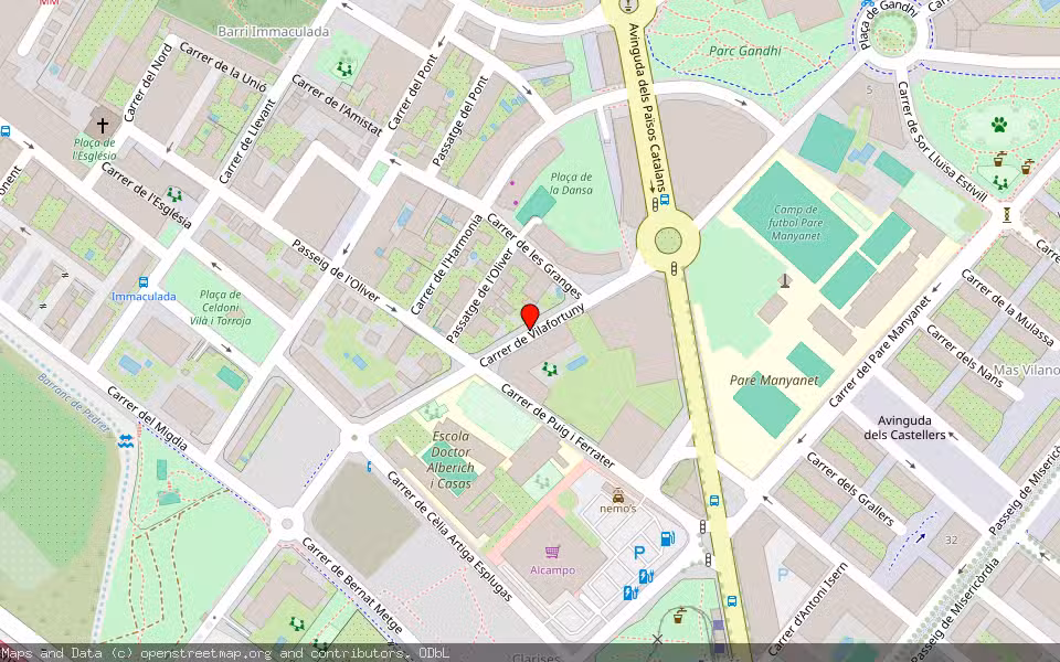 Mapa de Subasta Inmueble (Vivienda) en Reus, Tarragona